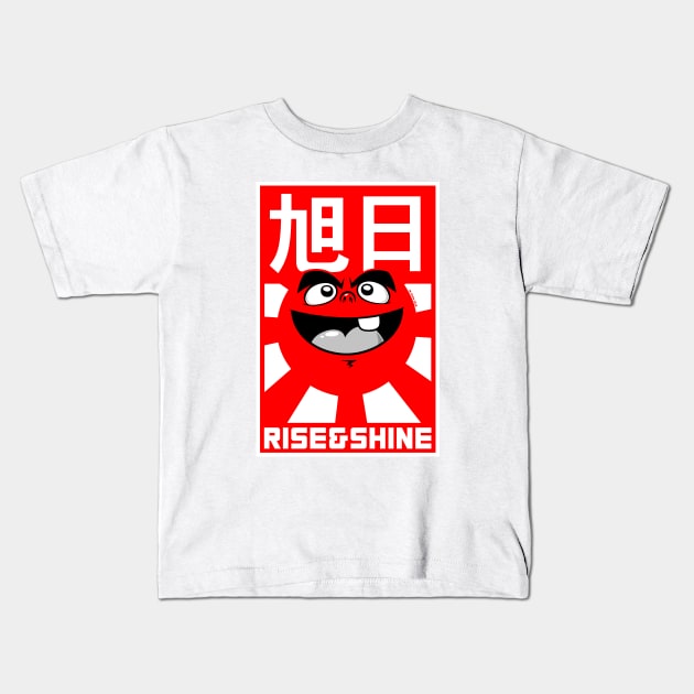 Kyokujitsu - Rise and Shine Kids T-Shirt by wloem